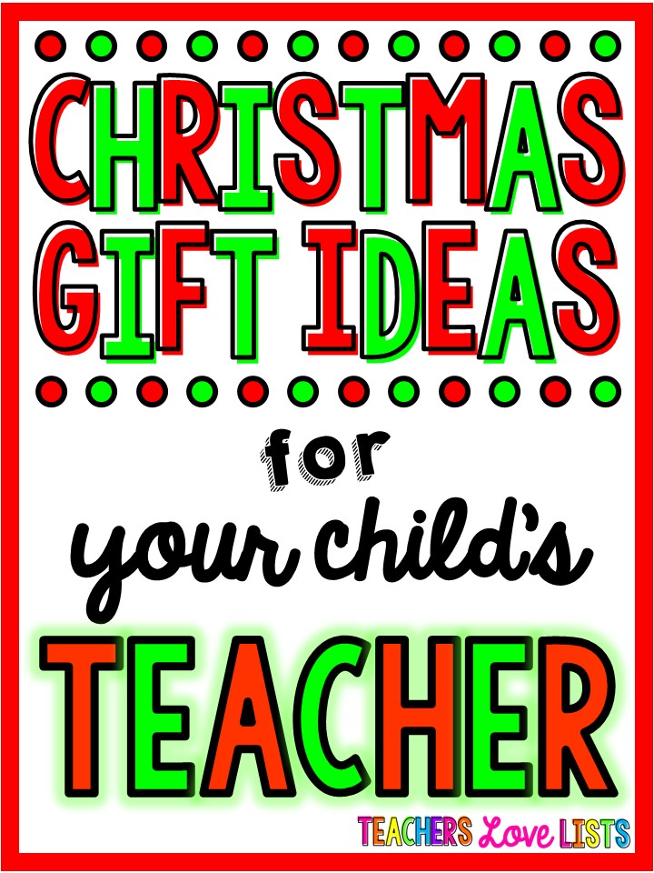 Christmas gifts for teachers that they actually want! Great list of what to get your child's teacher for the holidays!