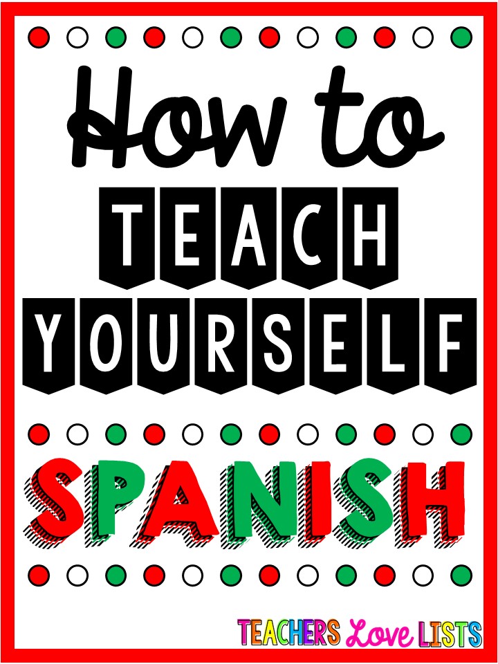 How to teach yourself Spanish at home